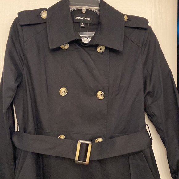 Zenana Outfitters Trench Coat NWOT - Picture 2 of 8